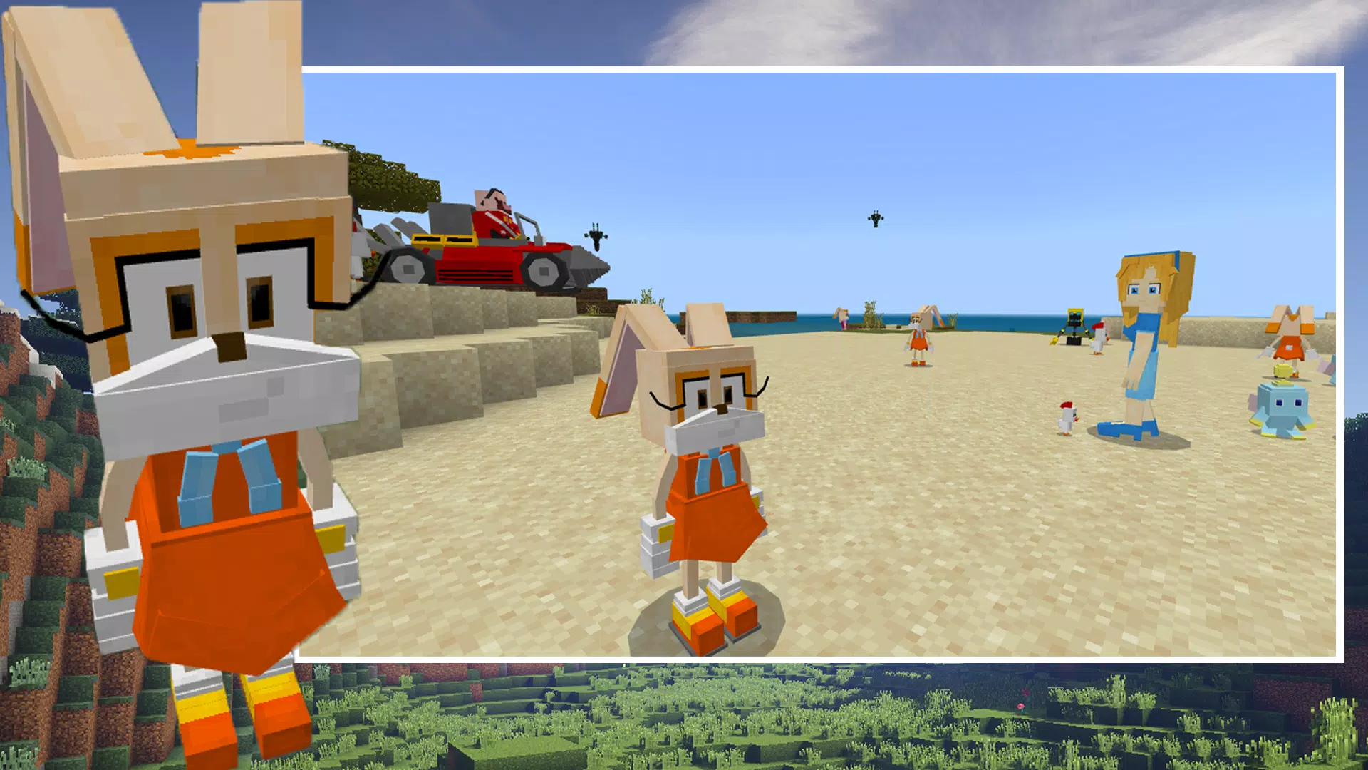 HakimiGamer on Game Jolt: Games  Sonic Minecraft World APK (Link in  article)