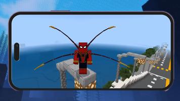 Spider-Man Game Mod Minecraft Affiche