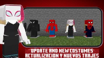 Spider man Minecraft ภาพหน้าจอ 1