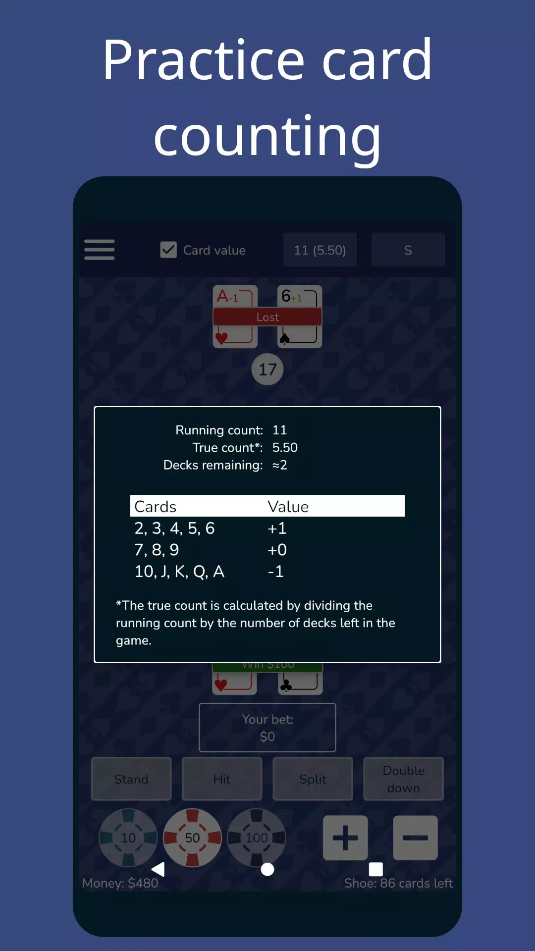 Blackjack: Card counting Blackjack: Card counting