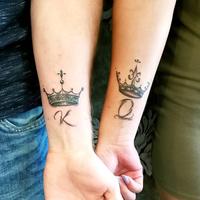 Idée de tatouage de couple Affiche