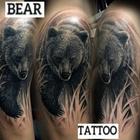 Niedźwiedzi tatuaże ikona