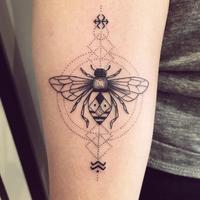 Abeille Tatouage Affiche