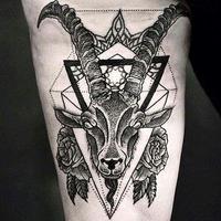 Goat Tattoo Cartaz
