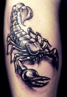 Tatouage de scorpion Affiche