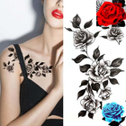 Tatuaż róży ikona