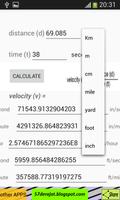 Velocity Equation скриншот 2