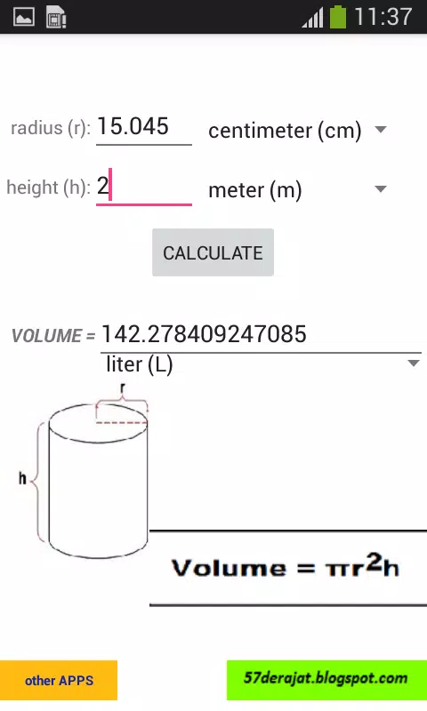 Cylinder Calculator APK for Android Download