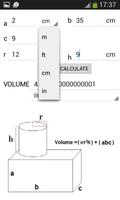 Volume Calculator اسکرین شاٹ 2