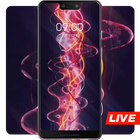 Band live wallpaper | colorful linear curve icône