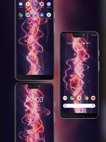 Band live wallpaper | colorful linear curve screenshot 3