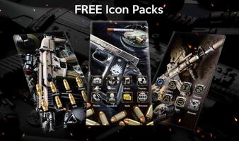 Weapon Gun Live Wallpaper Themes تصوير الشاشة 1