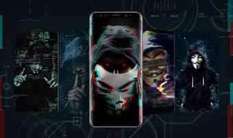 Anonymous Hacker Live Wallpaper screenshot 2