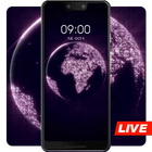 Crystal Earth Rotating Live Wallpaper | space art icône
