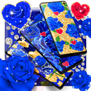 Blue golden rose wallpapers APK