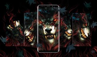 Blood King Wolf Live Wallpapers скриншот 3