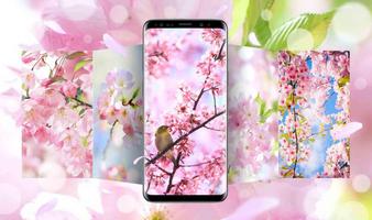Spring Flowers Live Wallpaper Themes الملصق