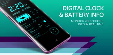 Digital Clock & Battery Charge