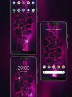 Light purple cube block live wallpaper | smoke screenshot 3