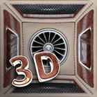 3D Wallpaper Clock Widget HD アイコン