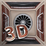 3D Wallpaper Clock Widget HD icône