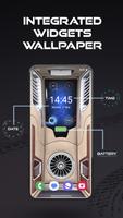3D Wallpaper Clock Widget HD 海报