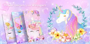 Flower Unicorn Live Wallpaper