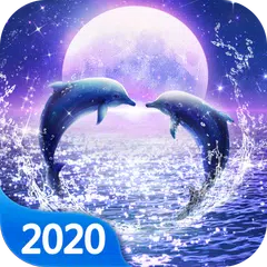 Romantische Delphin Live Hintergrund XAPK Herunterladen