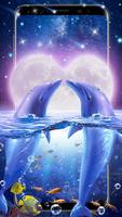 Delfin na żywo tapety plakat
