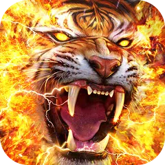 Flame Tiger Live Wallpaper APK download
