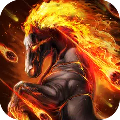 Flame Horse Live Wallpaper