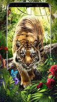 Fond d'écran du Tigre royal du Bengale Live Affiche