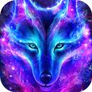 Night Sky Wolf Live Wallpaper APK