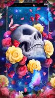 Rose Skull Affiche