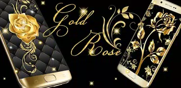 Gold Rose Live Wallpaper