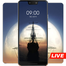 Ship Live Wallpaper under Moonlight | sea night APK