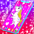 Kawaii Unicorn Live Wallpaper ไอคอน