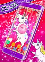 Kawaii Unicorn Live Wallpaper ภาพหน้าจอ 1