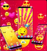 Funny smiley emoji wallpapers Ekran Görüntüsü 3