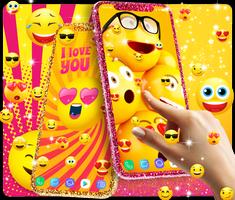 Funny smiley emoji wallpapers capture d'écran 1