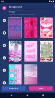 HD Pink Girly Live Wallpaper Cartaz