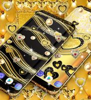 Gold live wallpaper captura de pantalla 1