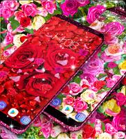Płatki róż na żywo tapety screenshot 1