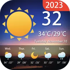 天気予報-ローカル気象警報-デスクトップウィジェット アプリダウンロード