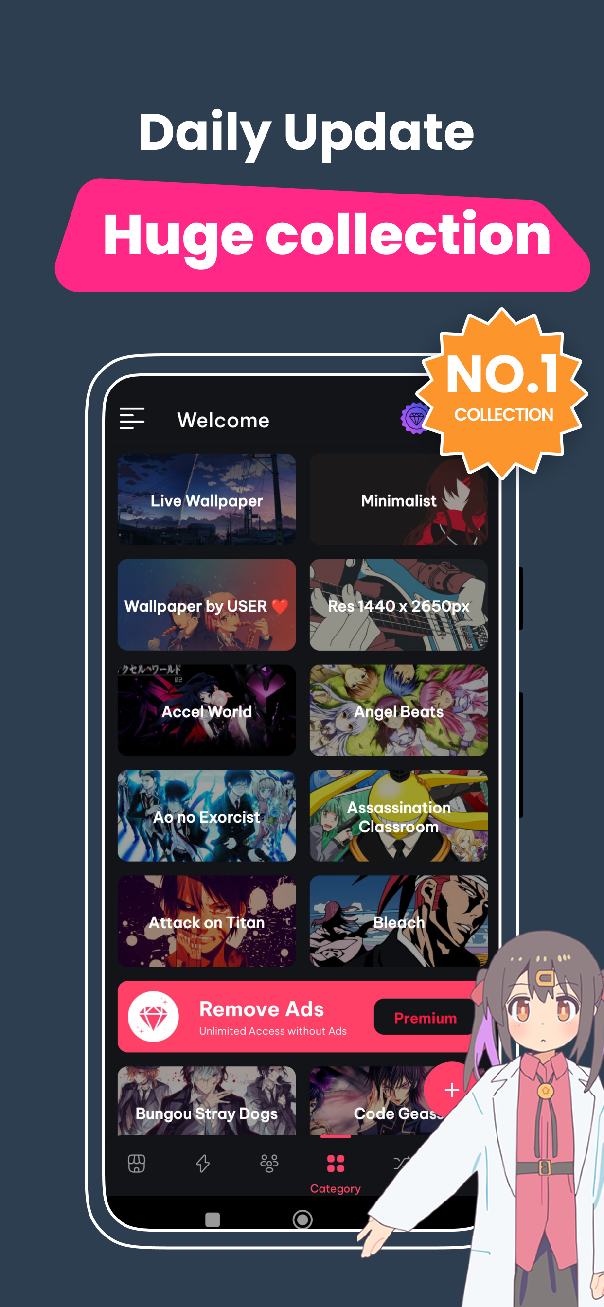 Baixar ANIME Live Wallpapers HD/4K + Automatic Changer APK