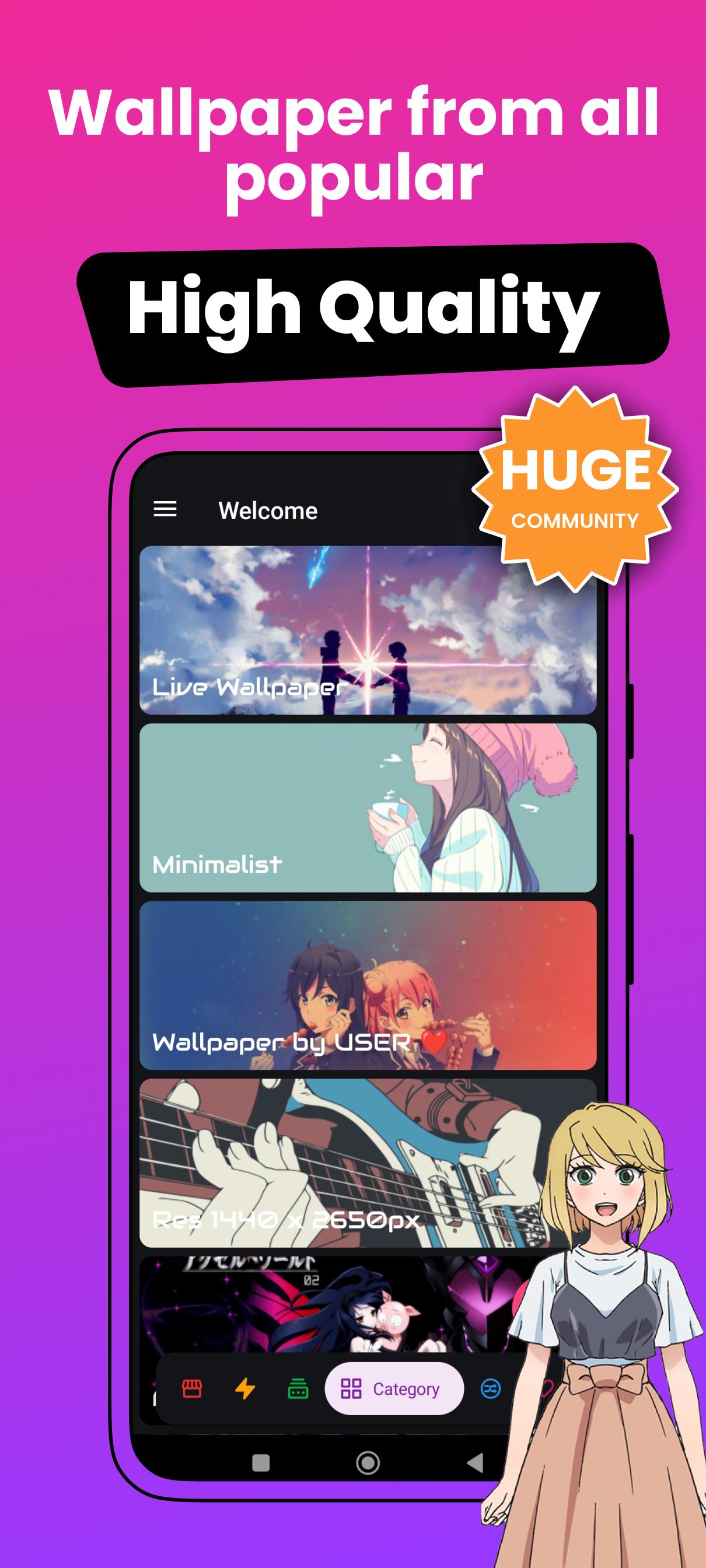 +9000000 Anime Live Wallpapers APK per Android Download