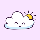 Kawaii Cute Weather Forecast-icoon