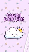 Kawaii Cute Weather Forecast-poster