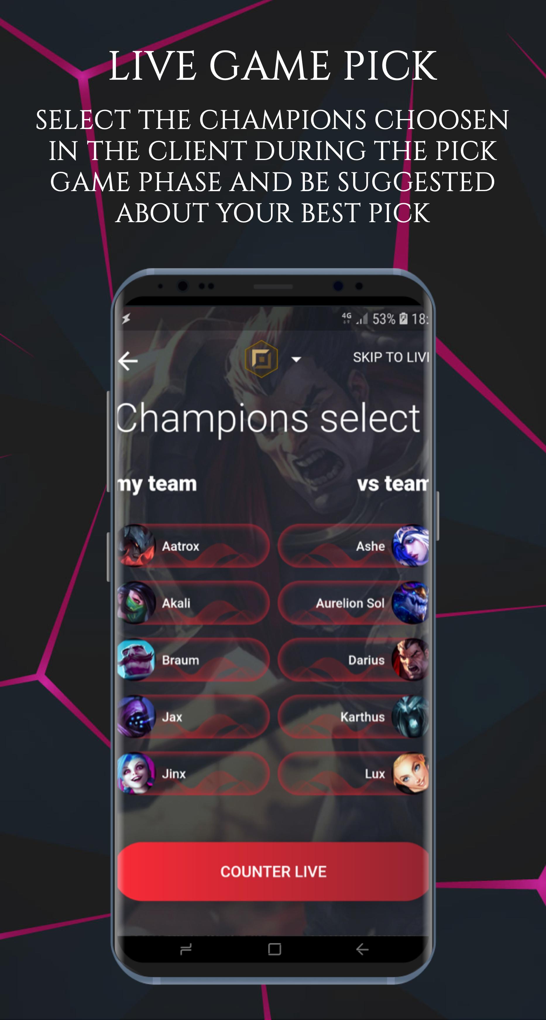 LcL - LoL Counter Live: Runes, Builds and more for Android - APK Download