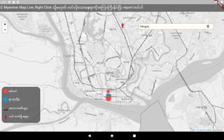 Myanmar Map Live اسکرین شاٹ 2